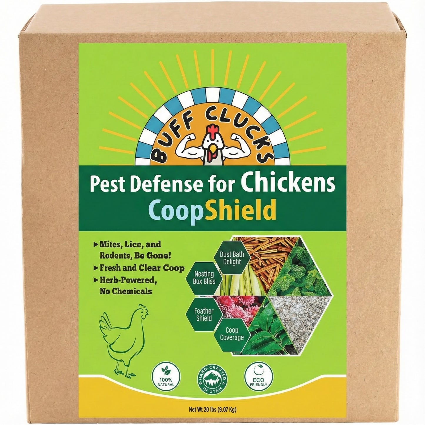 20 lb CoopShield (MEGA bulk)