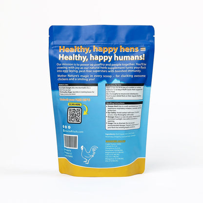 ★FULL CASE★ Herb Supplement For Backyard Chickens (12 Pack of 12 oz units)