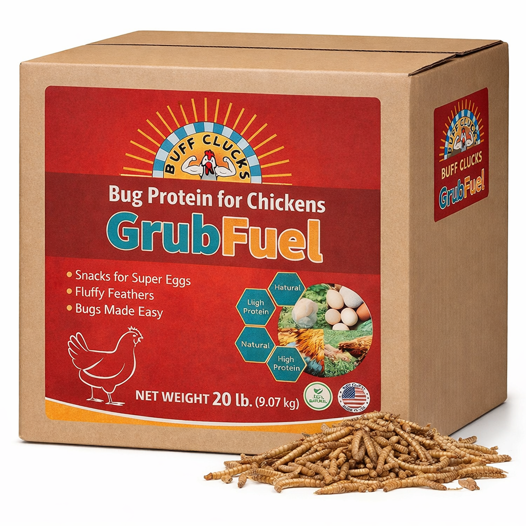 GrubFuel - Black Soldier Fly Larvae for chickens