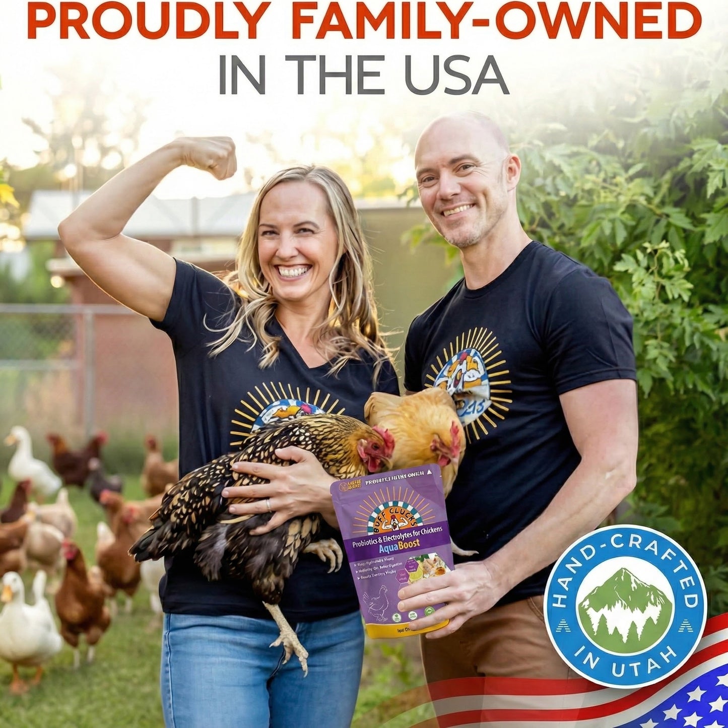 AquaBoost – Electrolytes and Probiotics for Backyard Chickens