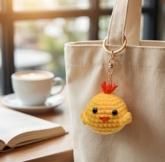 Chick Keychain