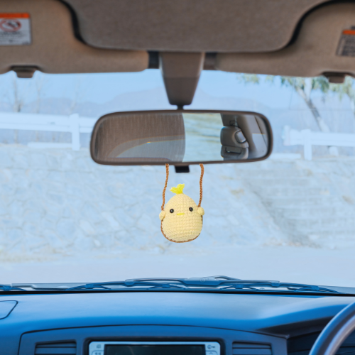 Chicken Rearview Mirror Hanger
