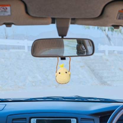 Chicken Rearview Mirror Hanger